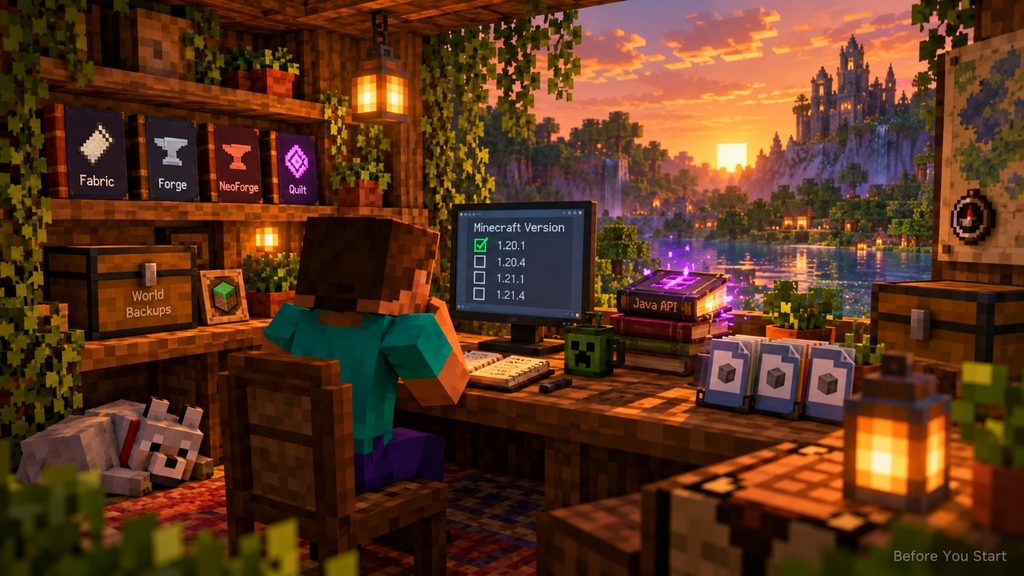 Minecraft modding preparation checklist for beginners