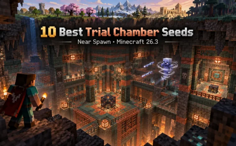 10 Best Trial Chamber Seeds Near Spawn for Minecraft 26.3