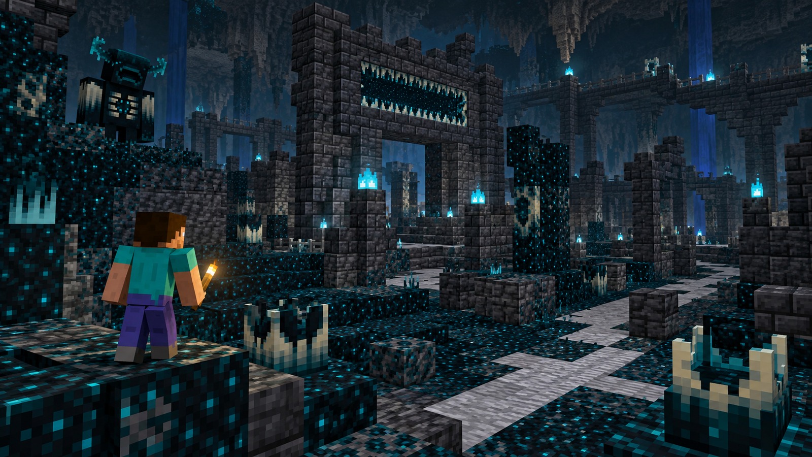 Minecraft-style explanation of ancient city