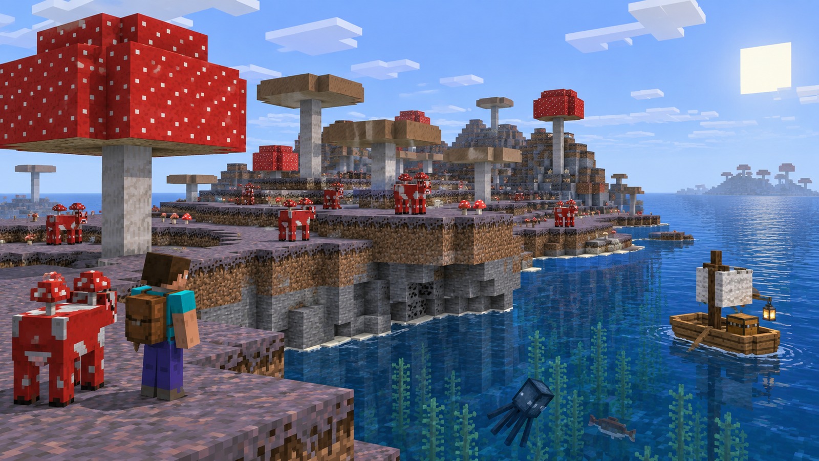 Minecraft-style explanation of mushroom island