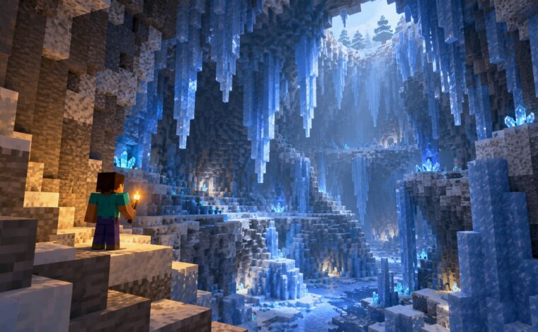 How to Find Ice Caves in Minecraft 26.4 (Location, Y-Level & New Features)